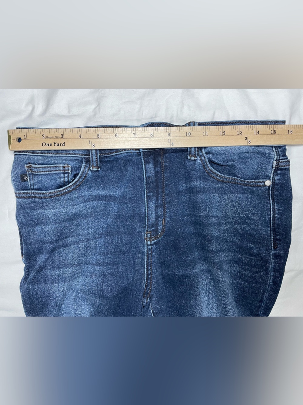 Judy Blue Slim Skinny Jeans Women’s Size 13/31 Medium Wash Stretch Denim - Picture 8 of 9